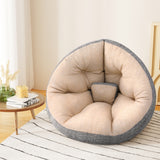 Artiss Floor Lounge Sofa Bed Chair Foldable Washable Beige