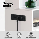 Artiss Bedside Table Nightstand Charging Station