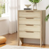 Artiss 4 Chest of Drawers - INEZ Oak