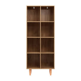 Artiss Bookshelf Bookcase 4 Tiers LEOR Walnut