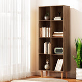 Artiss Bookshelf Bookcase 4 Tiers LEOR Walnut