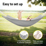 Gardeon Hammock Bed w/ Travel Bag Outdoor Lounge Chair Grey