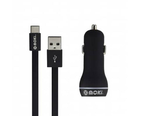 MOKI Type-C SynCharge Cable + Car Charger