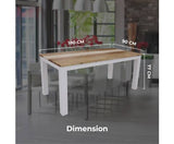 Orville Dining Table 180cm Solid Acacia Wood Home Dinner Furniture - Multi Color