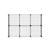 i.Pet Pet Dog Playpen Enclosure Cage 20 Panel Puppy Fence Play Pen Foldable Metal