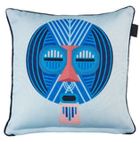 Mascarade Blue Cushion by Bedding House