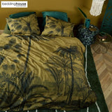 Tour Du Monde At Home Cotton Ochre Quilt Cover Sets by Bedding House Queen