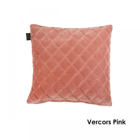 Vercors Cotton Pink Cushion by Bedding House