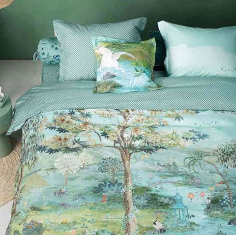 Pip Paradise Cotton Green Quilt Cover Set By Pip Studio