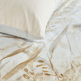 Florine Cotton Percale Sand Quilt Cover Sets by Bedding House King