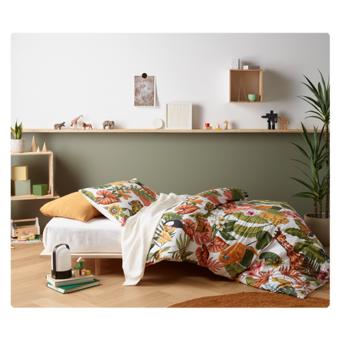 Taronga Printed Cotton Quilt Cover Sets by Happy Kids Single