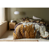 Bronte Washed Cotton Printed Quilt Cover Set by Accessorize Queen