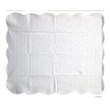 Antique White 100% Cotton Throw