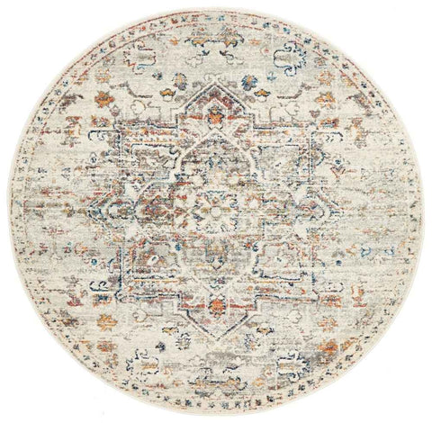 Century 911 Silver Round by Rug Culture - 150X150CM - ROUND