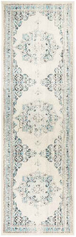 Century 922 White Runner by Rug Culture - 80 x 400 cm - RUNNER