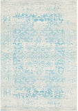 Evoke 253 White Blue by Rug Culture -230X160CM - RECTANGLE