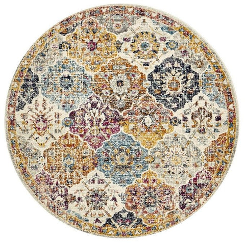 Museum 861 Rust Round by Rug Culture-150X150CM - ROUND