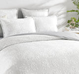 Chloe Jersey Jacquard Ivory Quilt Cover Set by Renee Taylor