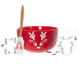 Bread and Butter Electroplate Icy Reindeer Mini Mix Bowl Set