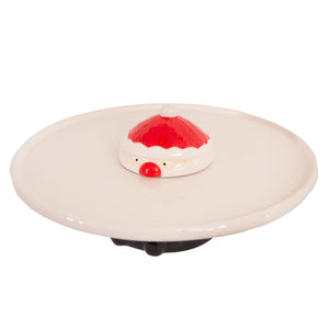 Bread and Butter Santa Footed Cake Plate 29 x 12.5cm