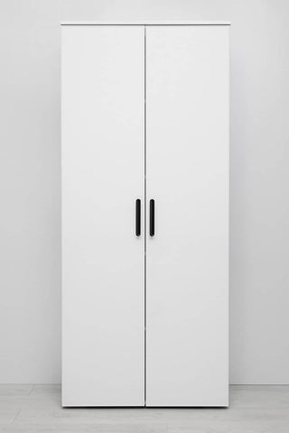 STOCKHOLM UNIVERSAL STORAGE CUPBOARD - SLIM SHAKER PANEL - DECO BLACK HANDLE