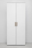 STOCKHOLM UNIVERSAL STORAGE CUPBOARD - SLIM SHAKER PANEL - DECO GOLD HANDLE