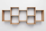 LISBON DISPLAY SHELF - NATURAL OAK