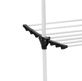 CARLA HOME Folding 3 Tier Clothes Laundry Drying Rack with Stainless Steel Tubes for Indoor & Outdoor Home