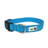 Nylon w/Reflective Stitching Dog Collar X-Small Light Blue