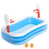 Inflatable Basketball Play Pool - 40in x 2.51m x 1.68m