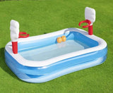 Inflatable Basketball Play Pool - 40in x 2.51m x 1.68m