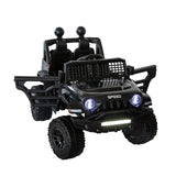 Jeep Inspired Design Ride-on Electric Car (Black) with Remote Control