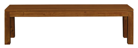 Large Tilda Solid Mahogany Bench (Light Pecan)