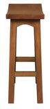 Tokyo Solid Mahogany Timber Barstool (Light Pecan)