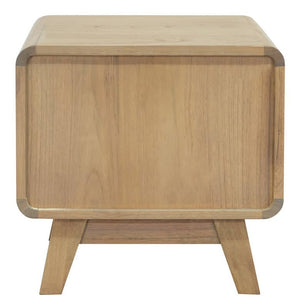 Providence 2 Drawer Bedside Table (Natural)