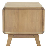 Providence 2 Drawer Bedside Table (Natural)