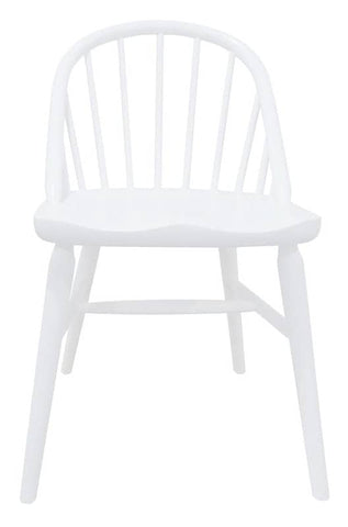 Vera Solid Oak Dining Chair - Set of 2 (White)