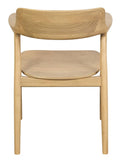 Nobu Solid Oak Arm Chair (Natural)