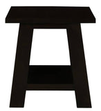 Tokyo Solid Mahogany Timber Lamp Table (Chocolate)