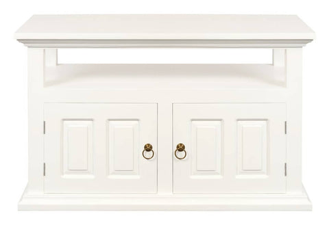 Tasmania 2 Door TV Stand (White)