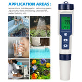 Set 7 In 1 and 5 in 1 PH Meter TDS/EC/Salt/Temp Water Quality Monitor Tester Pen