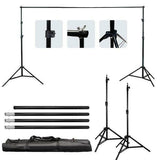 Adjustable Background 2*3m Backdrop Support Stand Photo Studio Crossbar Set