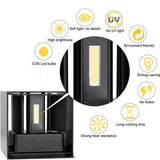 LED Wall Light Cube 12W Waterproof Outdoor Indoor Lighting Fixtures Cool