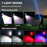 Super Bright 30W 14LED Flashlight White Laser Tactical Torch Lamp for Camping AU