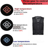 Heated Vest for Men & Women, Smart heated Jacket, Battery Not Included 3XL