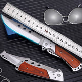 Outdoor Large Folding Knife Camping Fishing Pocket Hunting Knife Survival Tool