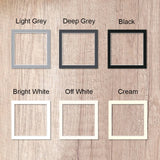 Pre-Cut Square Matboards, Frame Matboard with Window, Bright White, 16x16", 20x20", 24x24"