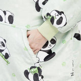 GOMINIMO Hoodie Blanket (Adult Panda Green)