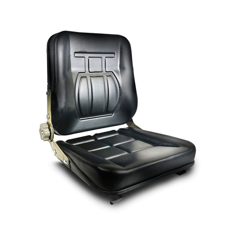 RYNOMATE Universal Tractor Seat With Easy Back and Seat Adjustment (Black)