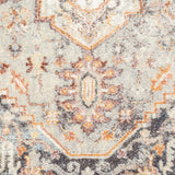 Ornate Persian Vintage Rug - Grey - 120x170